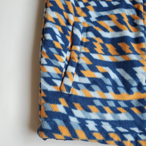 COLUMBIA Boys Fleece Blue Reversible Puffer Outdoor Vest Camping Travel Fall - Picture 5 of 9